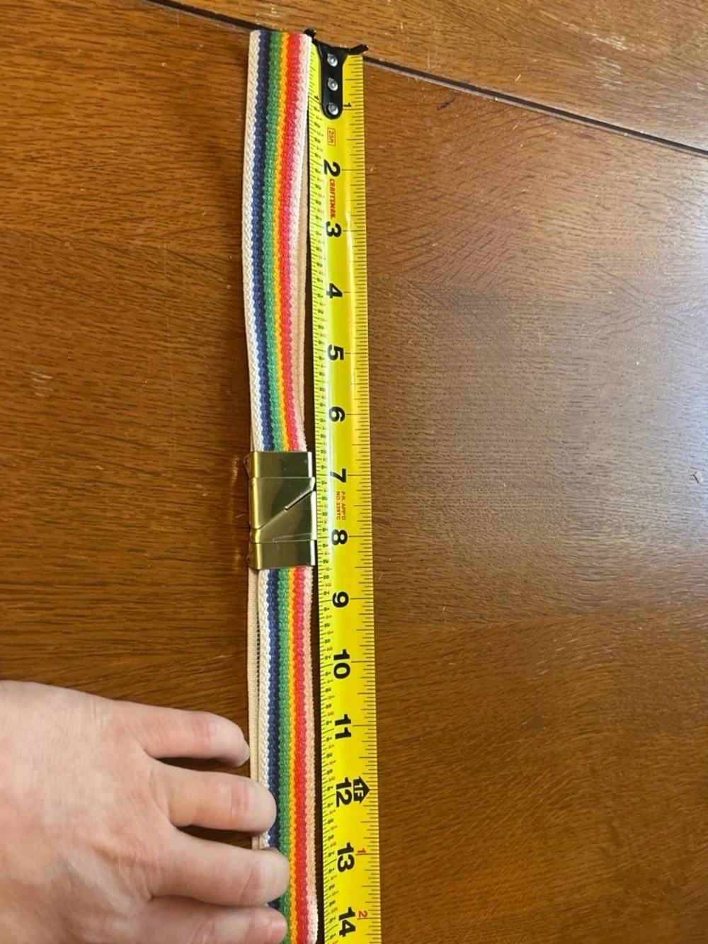 Vintage Rainbow Belt - Multicolor